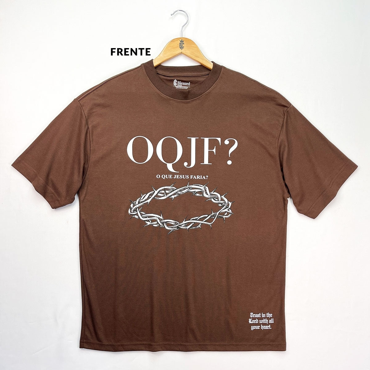 Oversized Marrom OQJF?