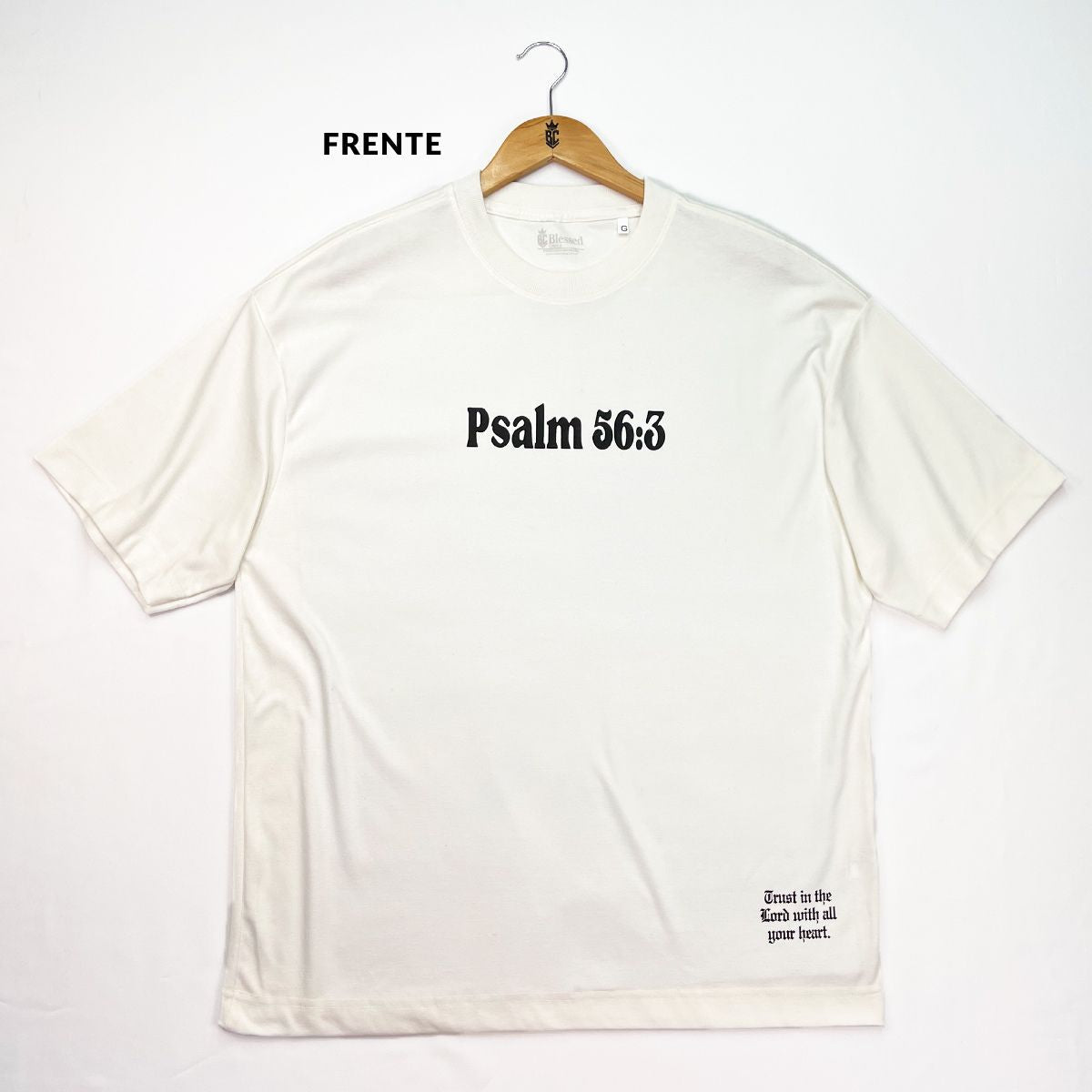 Oversized Off White Full Faith Over Fear Psalm 56:3