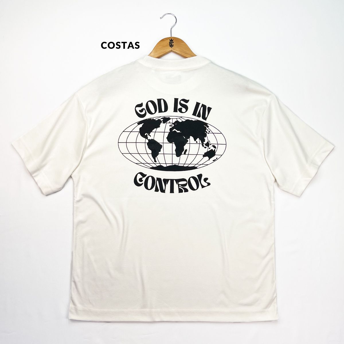 Oversized Off White Full God Is In Control