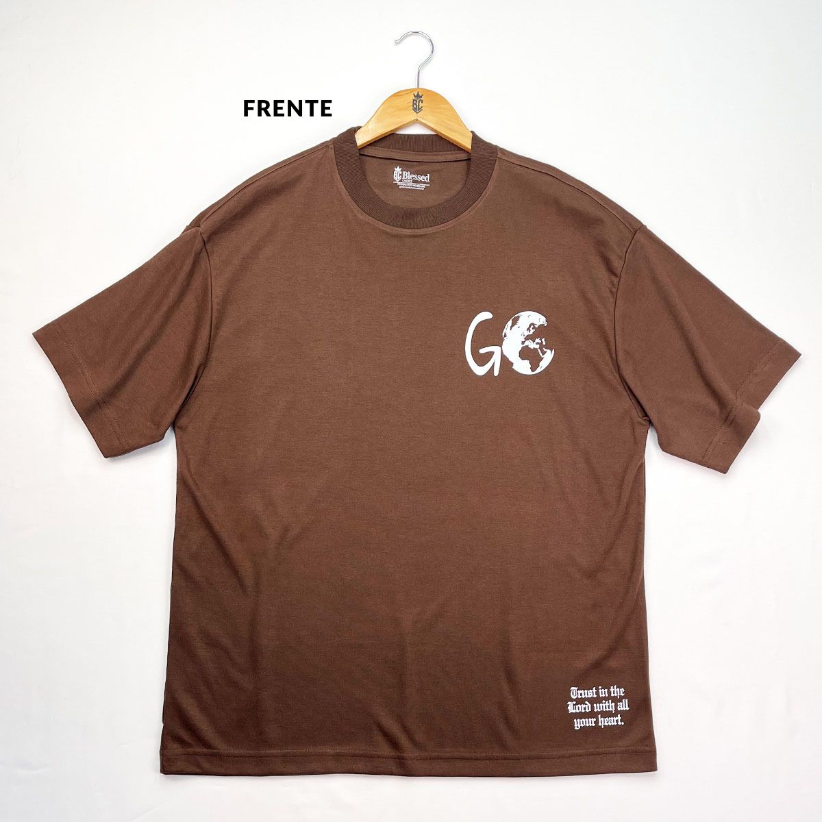 Oversized Marrom Full Go And Make Disciples