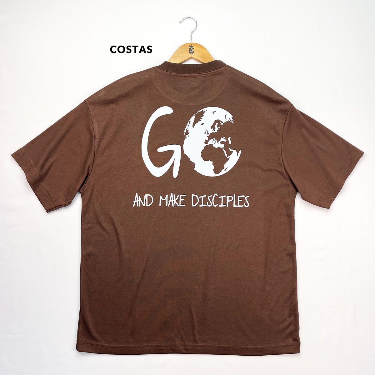 Oversized Marrom Full Go And Make Disciples