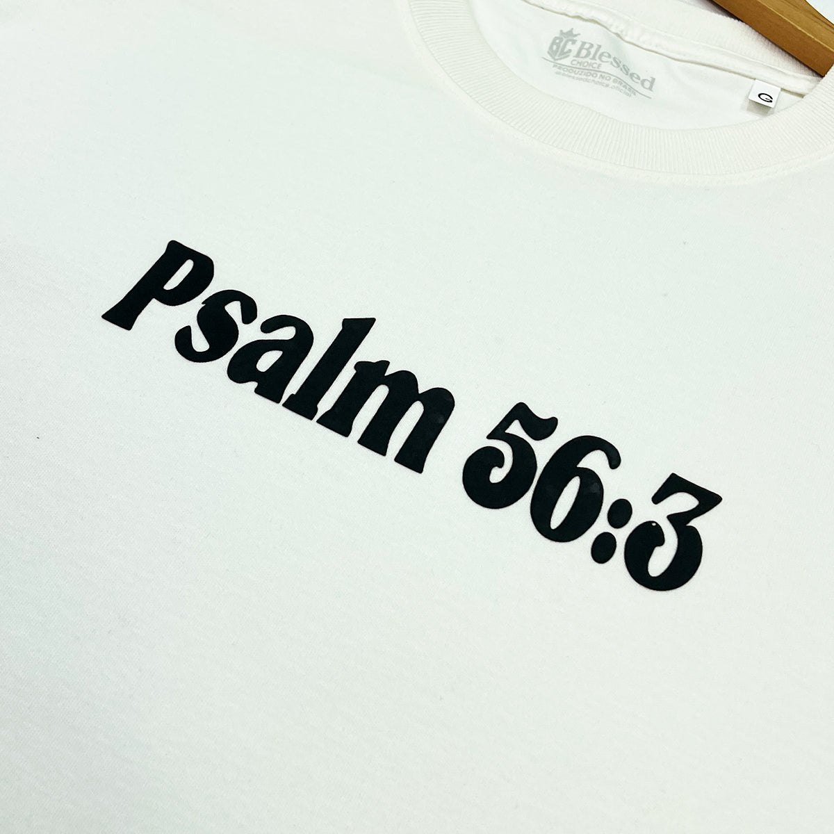 Oversized Off White Full Faith Over Fear Psalm 56:3